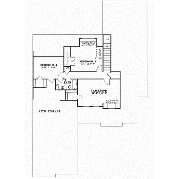 Upper/Second Floor Plan:12-287