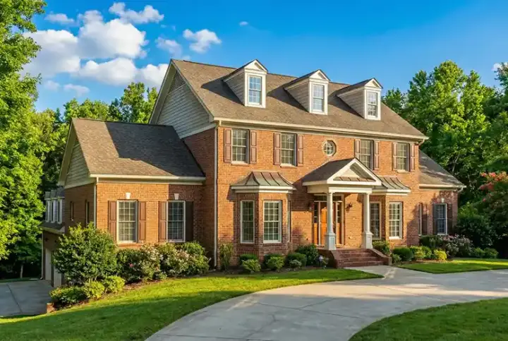 Southern Colonial house plans 12-288 - front exterior, 4,155 sq ft, 5 bed, 3 bath house plans | Monster House Plans