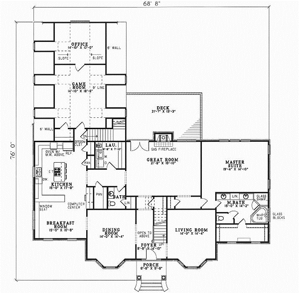 Main Floor Plan: 12-288