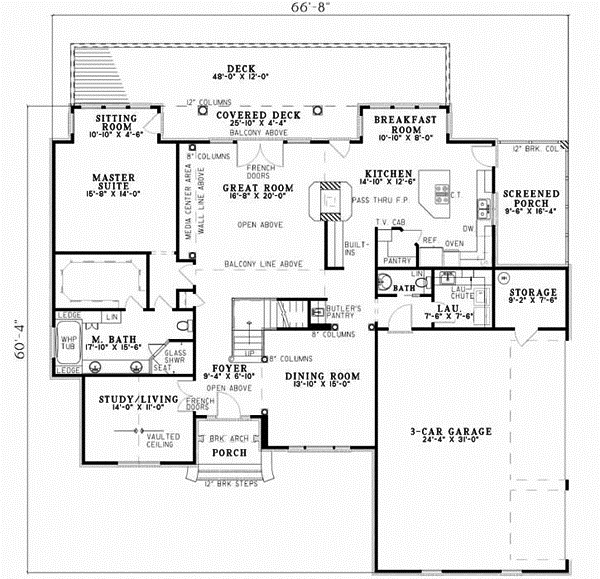 Main Floor Plan: 12-289
