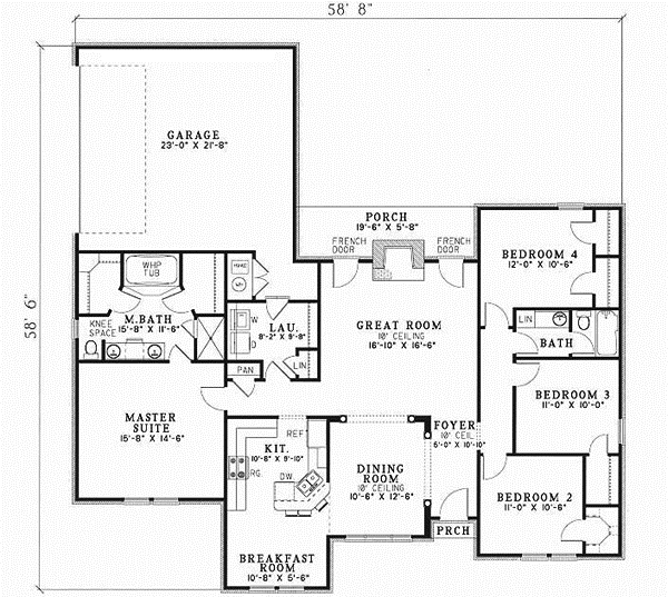 Main Floor Plan: 12-292