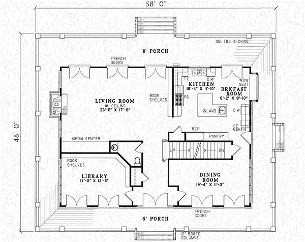 Main Floor Plan: 12-296