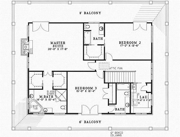 Upper/Second Floor Plan:12-296