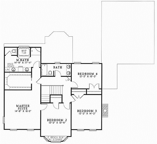 Upper/Second Floor Plan: 12-300