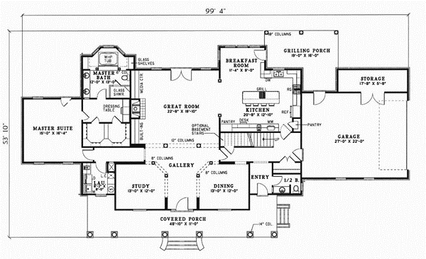 Main Floor Plan: 12-301