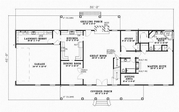 Main Floor Plan: 12-302