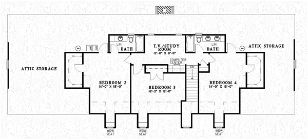 Upper/Second Floor Plan: 12-302