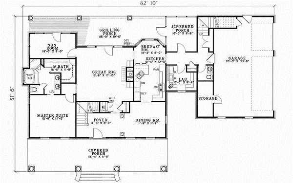 Main Floor Plan: 12-303