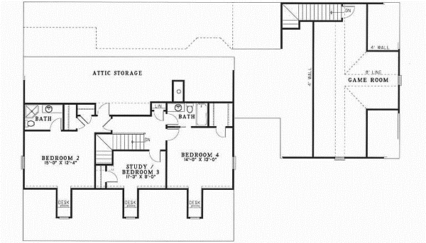 Upper/Second Floor Plan: 12-303