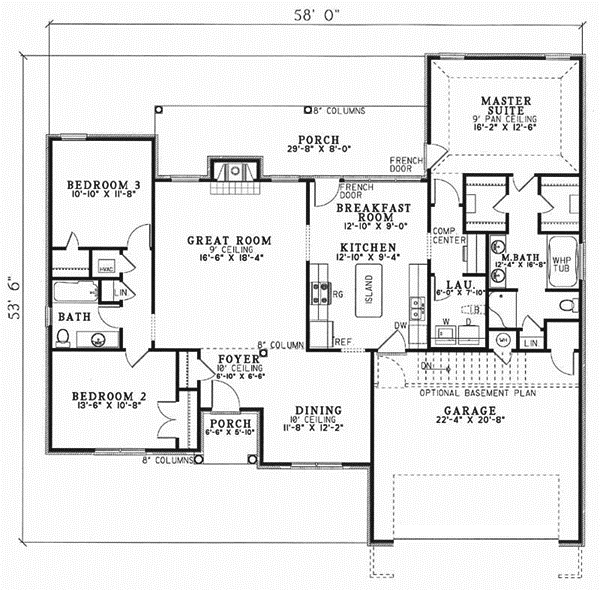 Main Floor Plan: 12-305