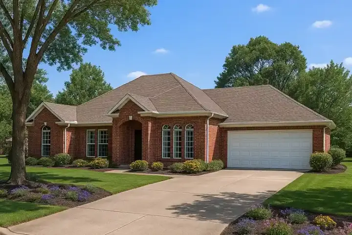 European house plans 12-307 - front exterior, 1,994 sq ft, 3 bed, 2 bath house plans | Monster House Plans