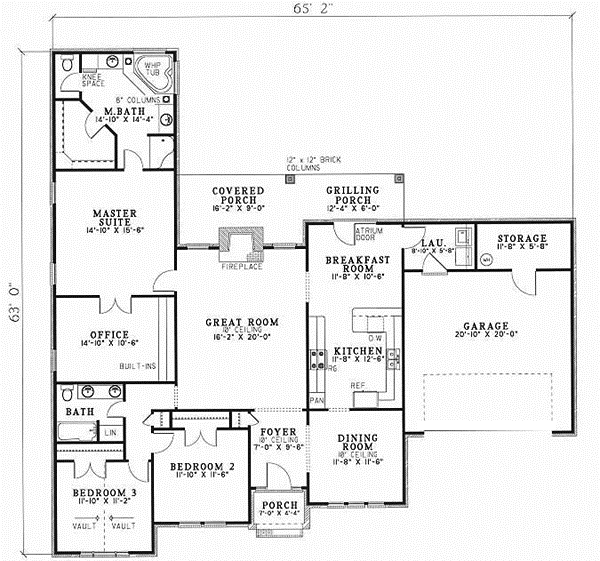 Main Floor Plan: 12-307