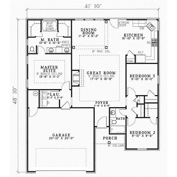 Main Floor Plan: 12-308