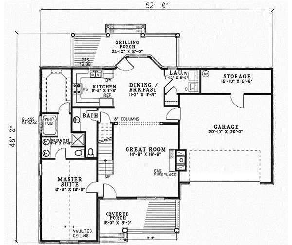 Main Floor Plan: 12-313