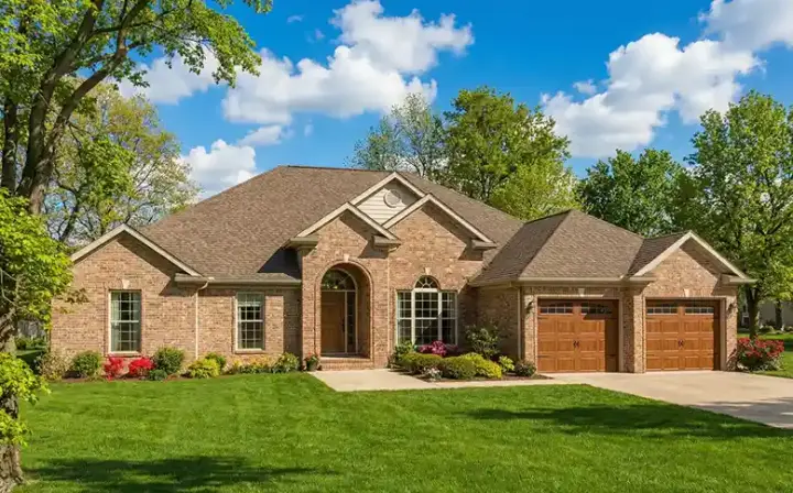Traditional house plans 12-315 - front exterior, 2,554 sq ft, 4 bed, 2 bath house plans | Monster House Plans