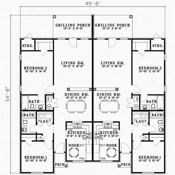 Main Floor Plan: 12-316