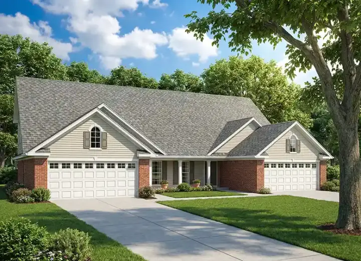 Traditional house plans 12-317 - front exterior, 2,570 sq ft, 6 bed, 4 bath house plans | Monster House Plans