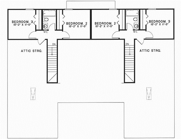 Upper/Second Floor Plan: 12-317