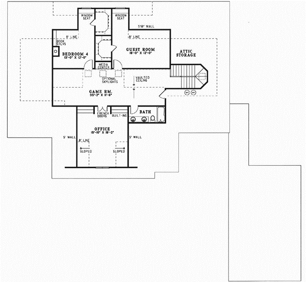 Upper/Second Floor Plan: 12-318