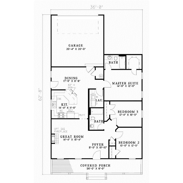 Main Floor Plan: 12-319