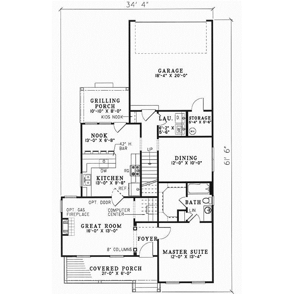 Main Floor Plan: 12-321
