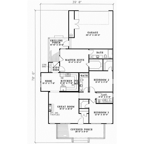 Main Floor Plan: 12-323