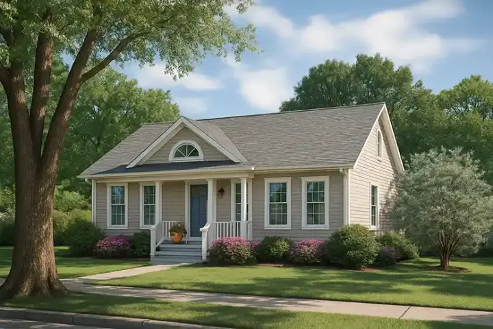 Southern house plans 12-324 - front exterior, 1,442 sq ft, 3 bed, 2 bath house plans | Monster House Plans