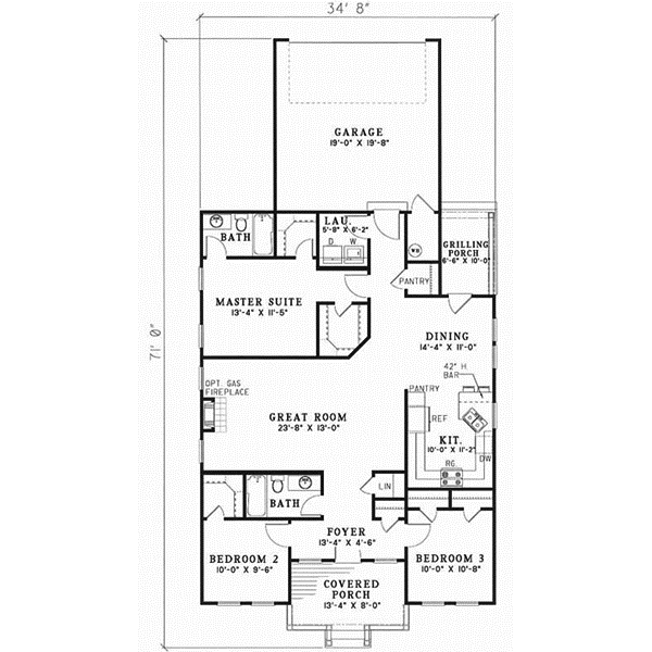 Main Floor Plan: 12-324