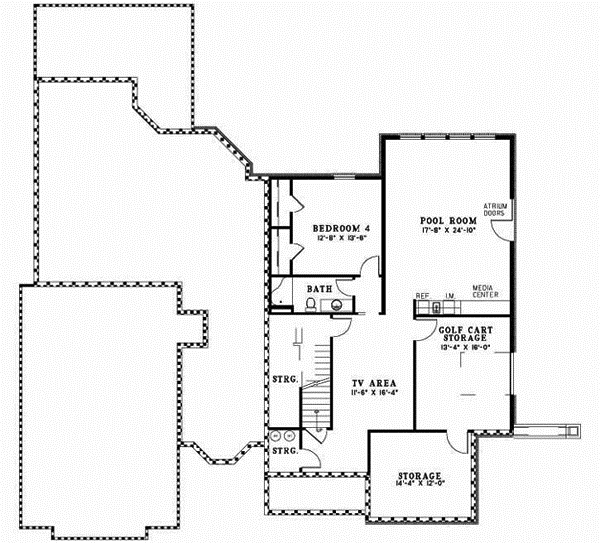 Lower Floor Plan: 12-325