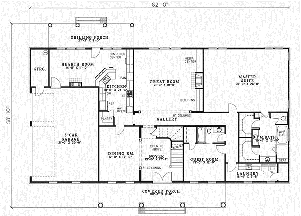 Main Floor Plan: 12-326