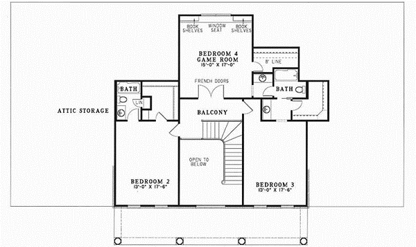 Upper/Second Floor Plan: 12-326