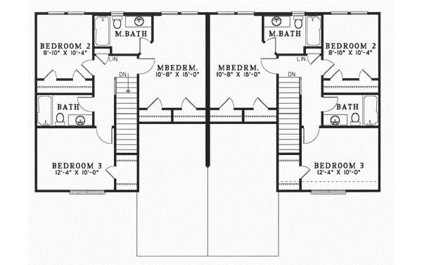 Upper/Second Floor Plan: 12-335