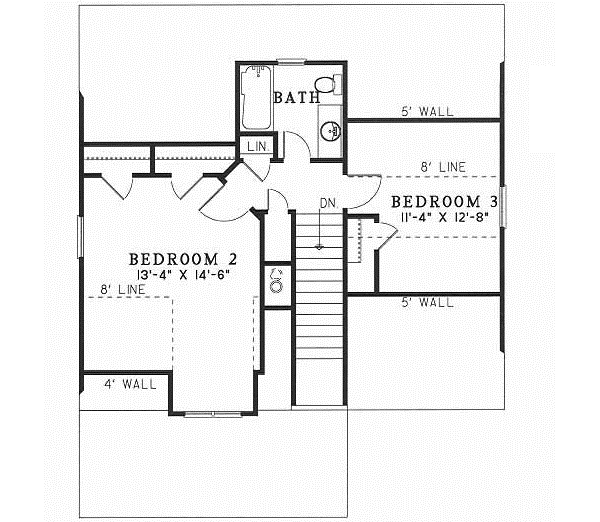 Upper/Second Floor Plan: 12-336