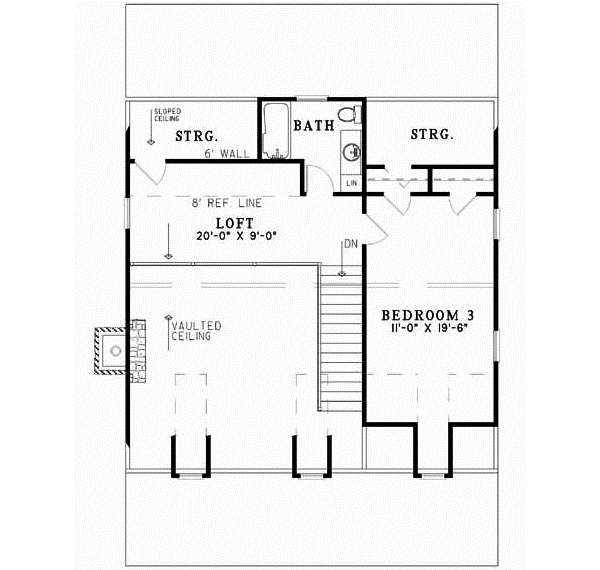 Upper/Second Floor Plan: 12-337