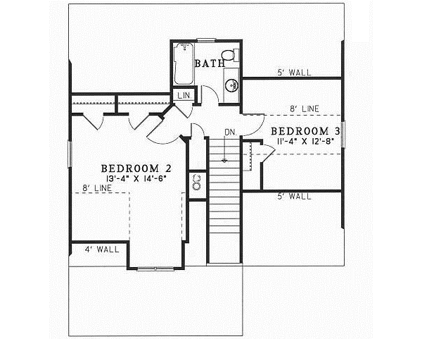 Upper/Second Floor Plan: 12-338