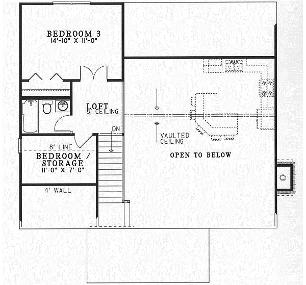 Upper/Second Floor Plan: 12-341