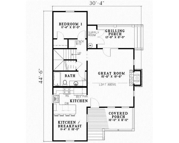 Main Floor Plan: 12-343