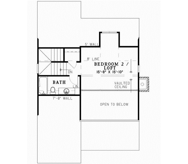 Upper/Second Floor Plan: 12-343