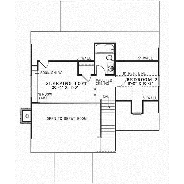 Upper/Second Floor Plan: 12-344