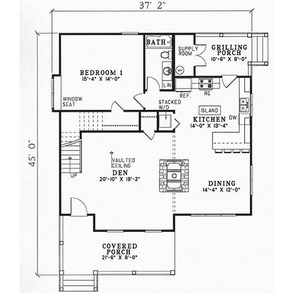 Main Floor Plan: 12-345
