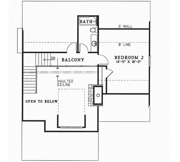 Upper/Second Floor Plan: 12-345