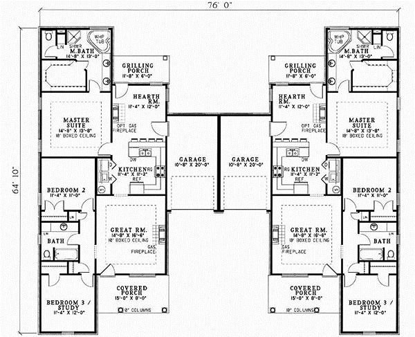 Main Floor Plan: 12-351