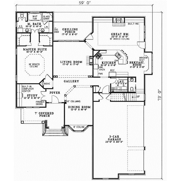 Main Floor Plan: 12-355