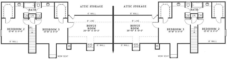 Upper/Second Floor Plan: 12-360