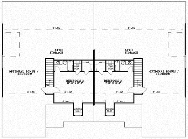 Upper/Second Floor Plan: 12-361
