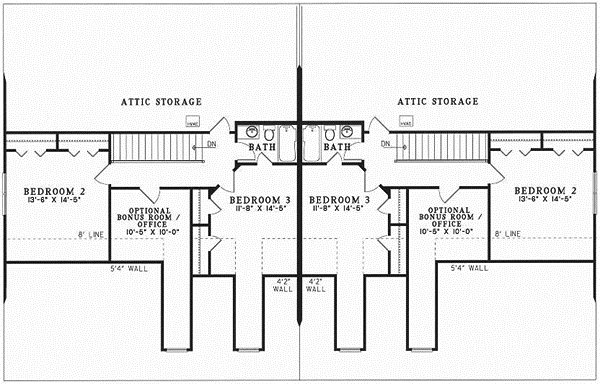 Upper/Second Floor Plan: 12-364