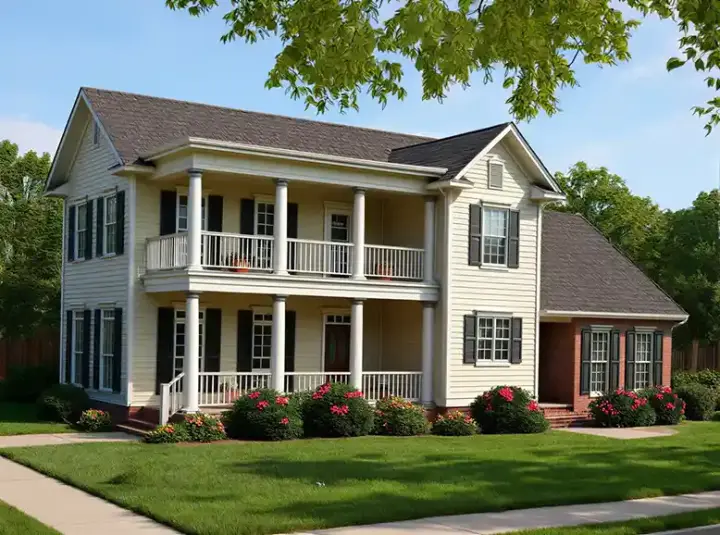 Southern house plans 12-365 - front exterior, 1,701 sq ft, 4 bed, 2 bath house plans | Monster House Plans