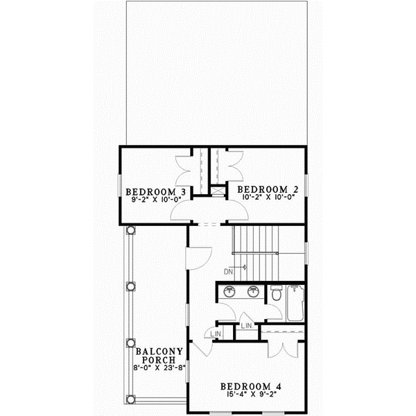 Upper/Second Floor Plan: 12-365