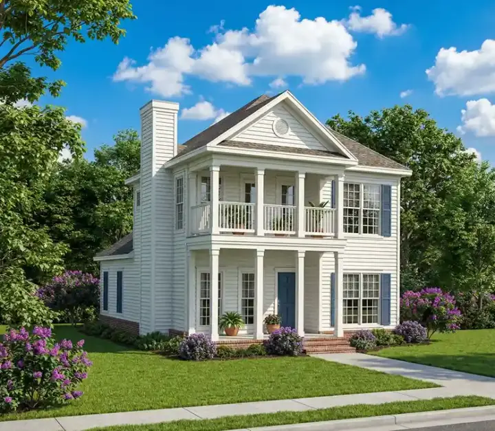 Southern house plans 12-366 - front exterior, 1,672 sq ft, 3 bed, 2 bath house plans | Monster House Plans