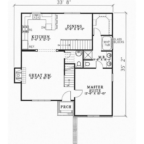 Main Floor Plan: 12-372